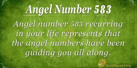 583 angel number|583 Angel Number Meaning